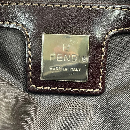 Sac bandoulière Fendi Lemon Yellow perlé à ouverture supérieure