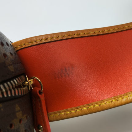 Louis Vuitton Trocadero Monogram Perforation Camera Bag Brown MM95175