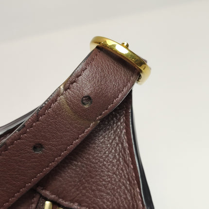 CELINE Romy Medium Hickory Brown Calfskin Leather Shoulder Bag