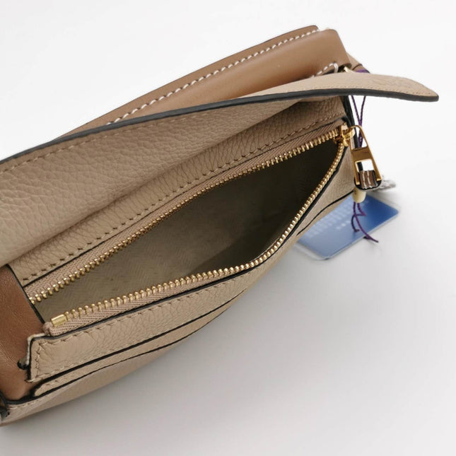Sold Loewe Puzzle Mini Sandy Beige Calfskin Leather Crossbody Bag