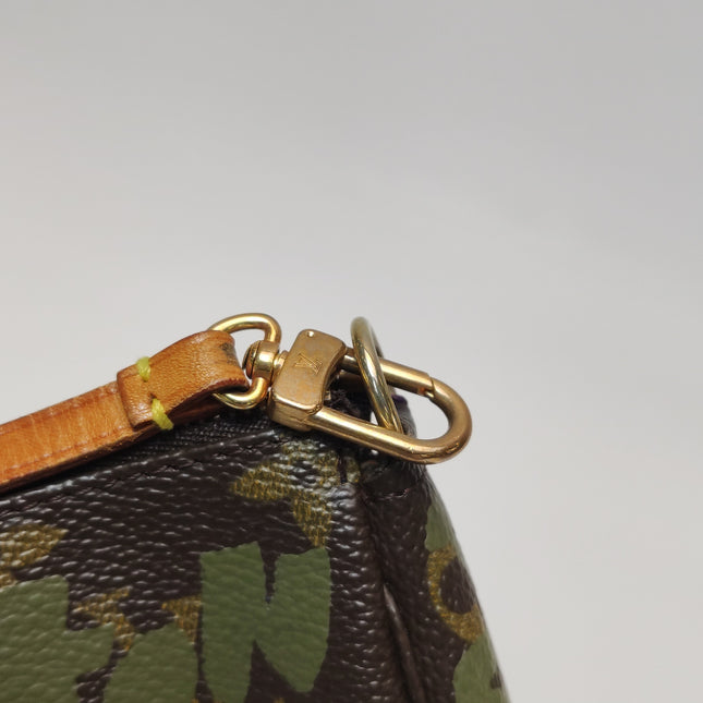 Louis Vuitton x Stephen Sprouse Green Graffiti Monogram Pochette Accessoire