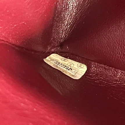 Vendu : Chanel Classic Flap Grand modèle, Agneau noir, vintage 1994, logo Mega CC plaqué or 24 carats