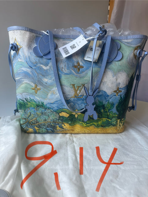 Louis Vuitton x Jeff Koons Masters Van Gogh Neverfull MM Tote Medium