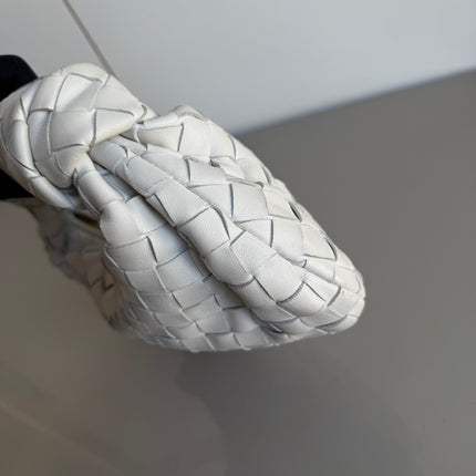 Bottega Veneta Jodie Mini White Leather Gold Hardware