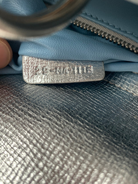 Sold Lady Dior ABCdior Small Silver Cannage Lambskin Handbag