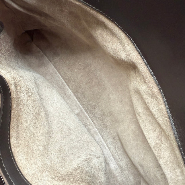 Bottega Veneta Roma Large Intrecciato Nappa Leather Dark Brown 35cm