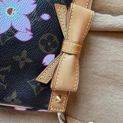 Louis Vuitton x Takashi Murakami Cherry Blossom on Brown Monogram Pochette Accessoire