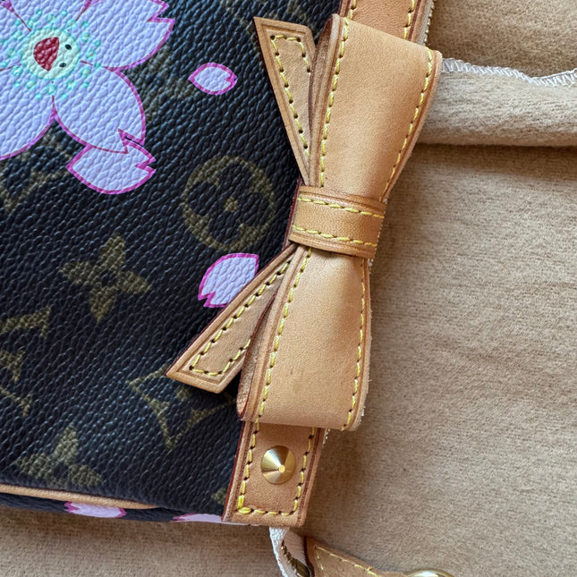 Louis Vuitton x Takashi Murakami Cherry Blossom on Brown Monogram Pochette Accessoire
