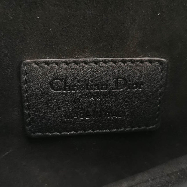 Sold Dior Saddle Mini 2019 Black and Green Beaded Shoulder Bag