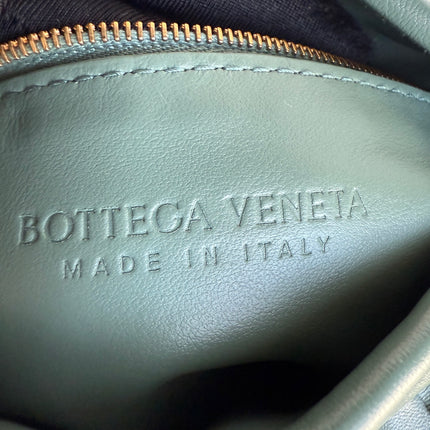 Bottega Veneta Hop Hobo Small Leather Aloe Vera Green