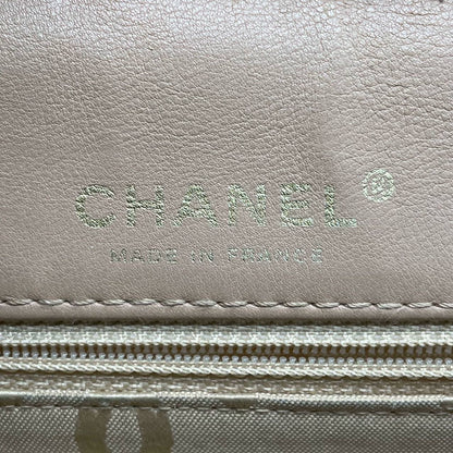 Chanel Wild Stitch Flap Beige Leather with Stitching Detail