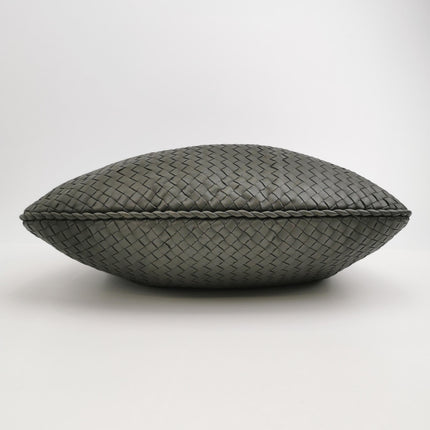 Bottega Veneta Hobo Bag Lambskin leather Dark Grey Large 47cm