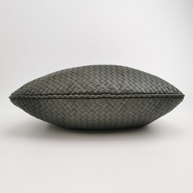 Bottega Veneta Hobo Bag Lambskin leather Dark Grey Large 47cm