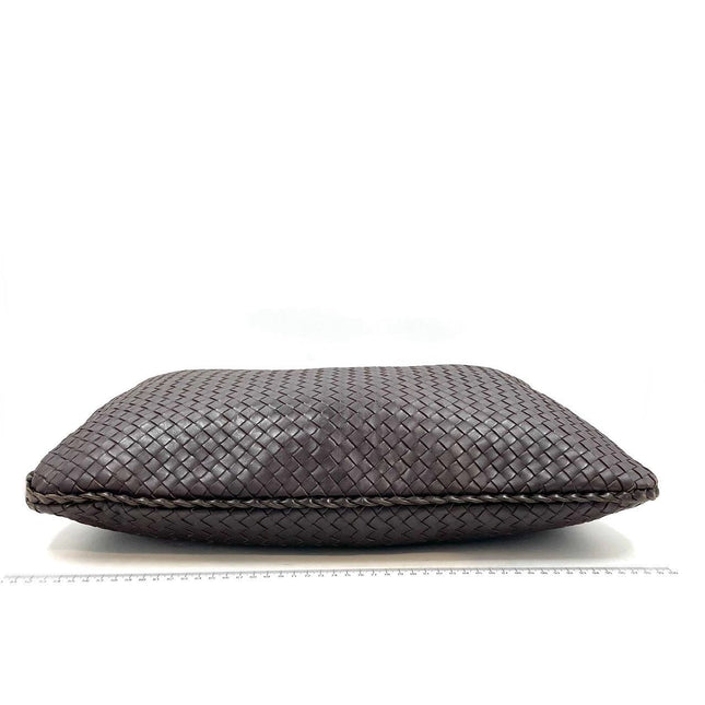 Sold Bottega Veneta Hobo Bag Large Dark Chocolate Brown Lambskin leather 51cm