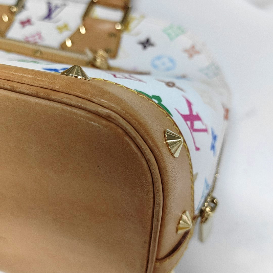 Louis Vuitton x Takashi Murakami Alma Small White Multicolor