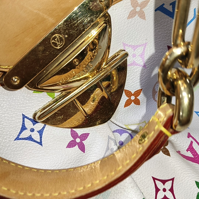 Louis Vuitton x Takashi Murakami Ursula Shoulder Bag White Multicolor