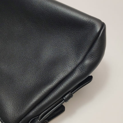 Prada Aimée Black Medium Calfskin Leather Shoulder Bag