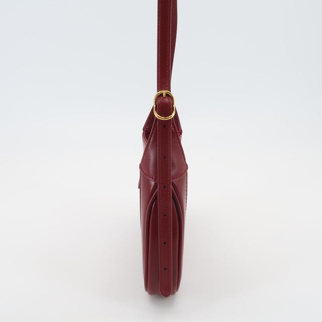 Gucci Jackie 1961 Mini Red Burgundy Leather Bag