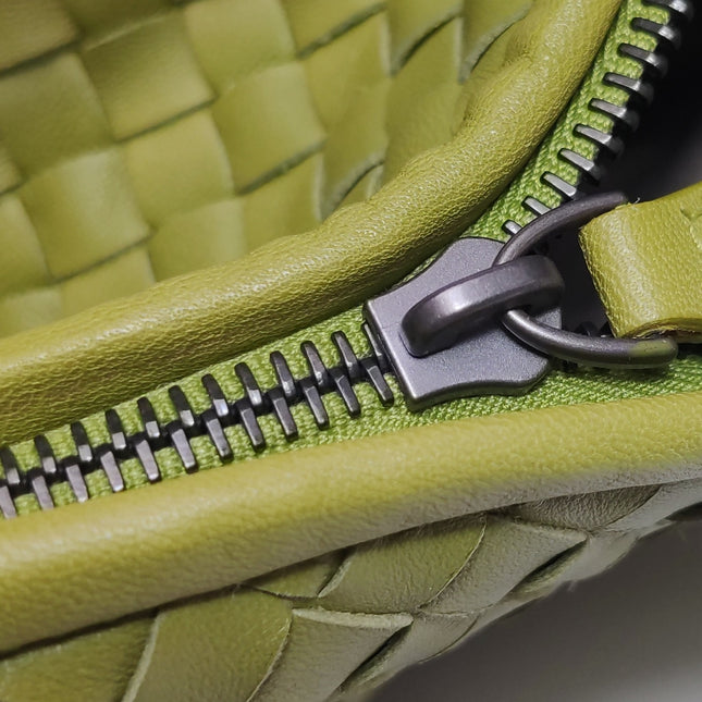 Bottega Veneta Veneta Hobo Avocado Green 47cm Lambskin Leather