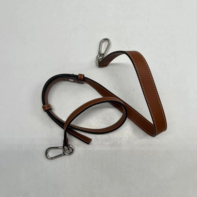 Loewe Puzzle Small Leather Woven Braided Tan Brown Crossbody Bag