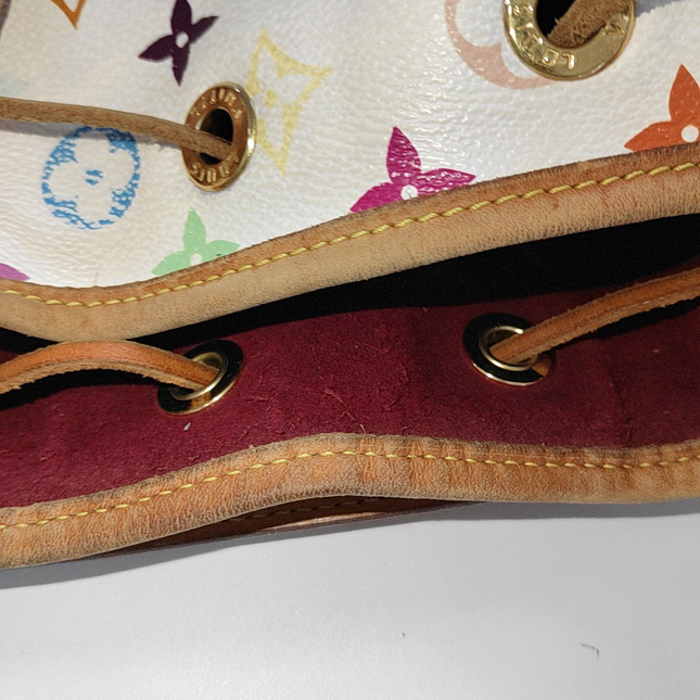 Louis Vuitton x Takashi Murakami Néonoé Medium White Multicolor