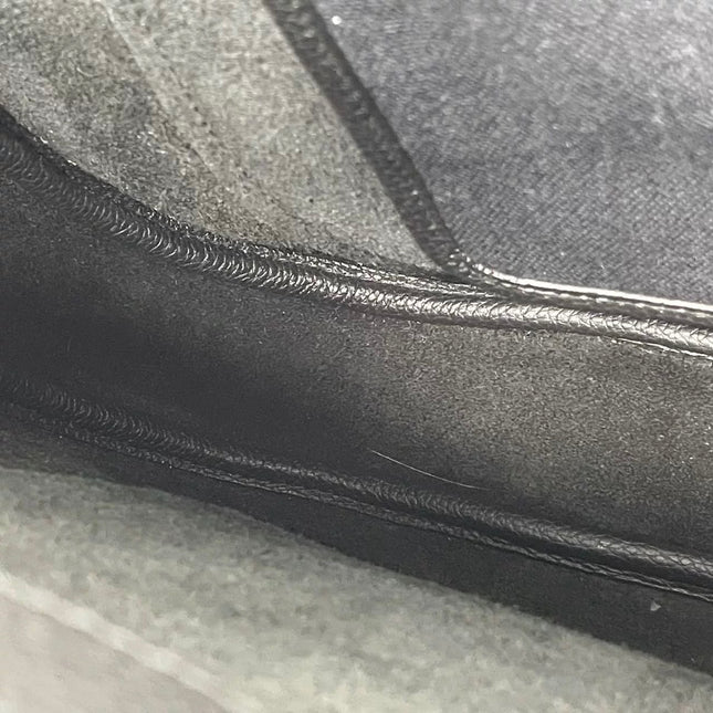 Gucci Jackie 1961 Black Large Pebbled Leather Shoulder Bag with Strap