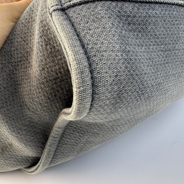Chanel Deauville Tote Medium Navy Denim Top Handle
