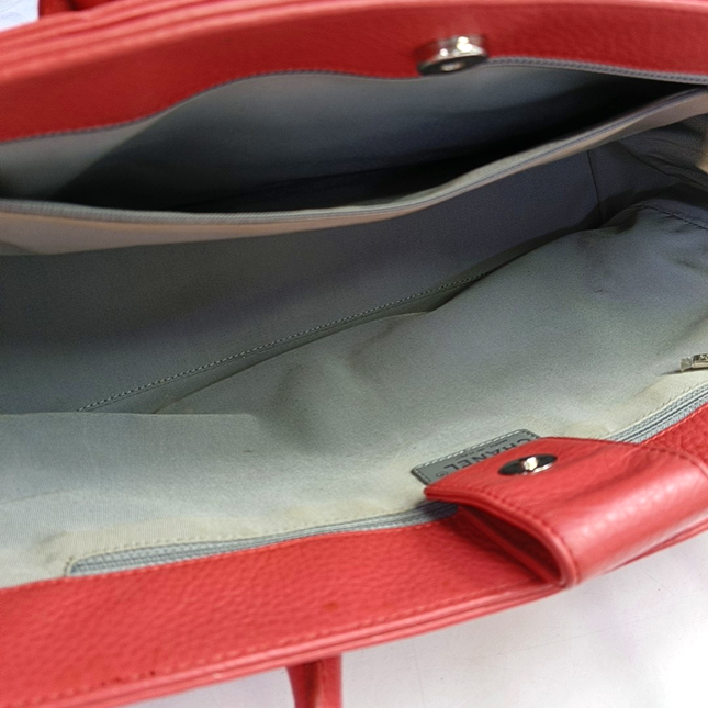 Chanel Cerf Executive Large Coral Pink Leather Handbag 40cm