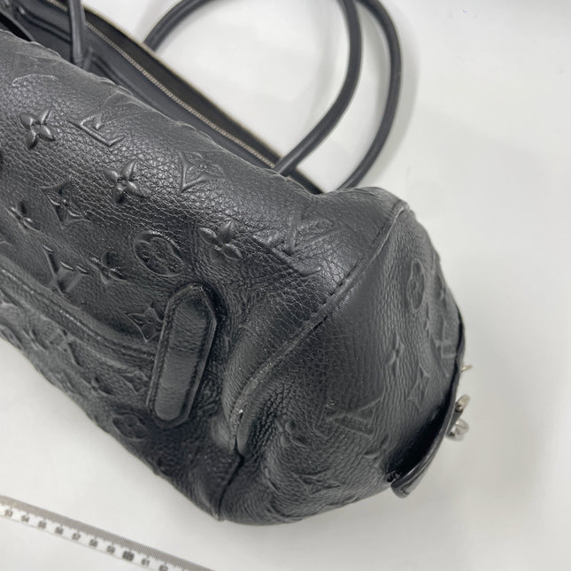 Louis Vuitton Neo Papillon Revelation GM Black Leather Shoulder Bag