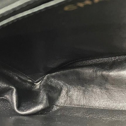 Chanel Classic Flap Maxi Black Velvet Leather Giant Gold CC Logo