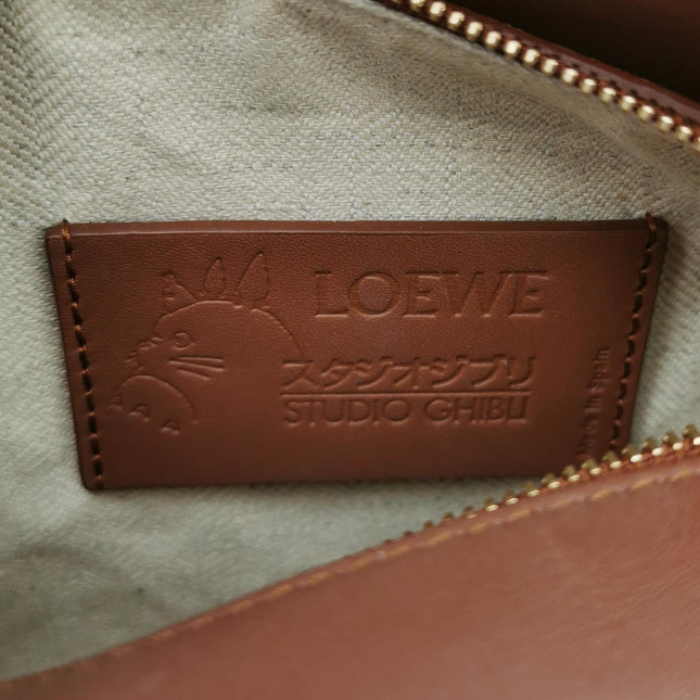 Loewe x Howl's Moving Castle Studio Ghibli Collection Puzzle Calcifer Mini Tan Brown