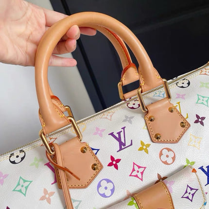 Louis Vuitton x Takashi Murakami Speedy 40 White Multicolor
