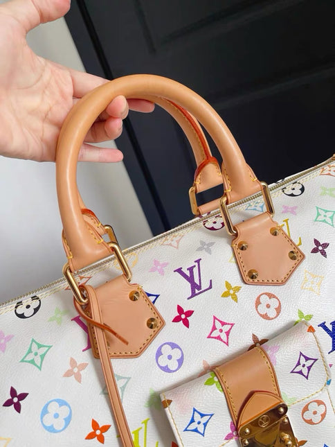 Louis Vuitton x Takashi Murakami Speedy 40 White Multicolor