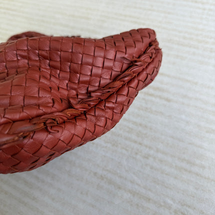 Bottega Veneta Veneta Hobo Large Burgundy 47cm Lambskin Leather