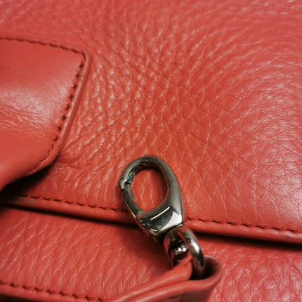 Chanel Cerf Executive Medium Coral Pink Leather Handbag with Strap 35cm