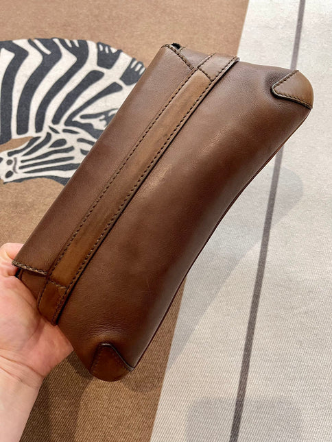 Gucci Horsebit 1955 Small Coffee Brown Leather Shoulder Bag