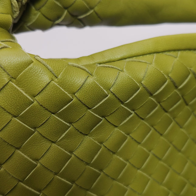 Bottega Veneta Veneta Hobo Avocado Green 47cm Lambskin Leather