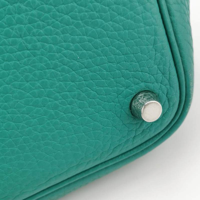 Sold Hermes Picotin 18 Clemence Taurillon Leather Green 2019