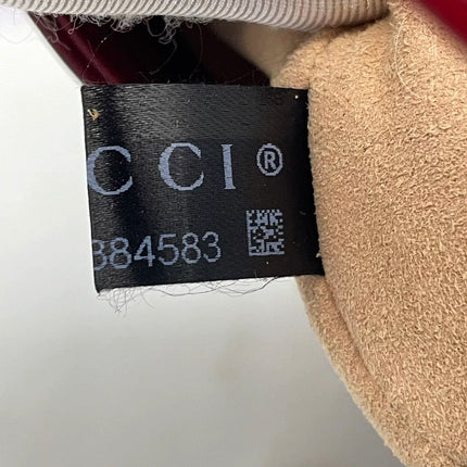 Gucci Jackie 1961 Mini Red Burgundy Leather Bag