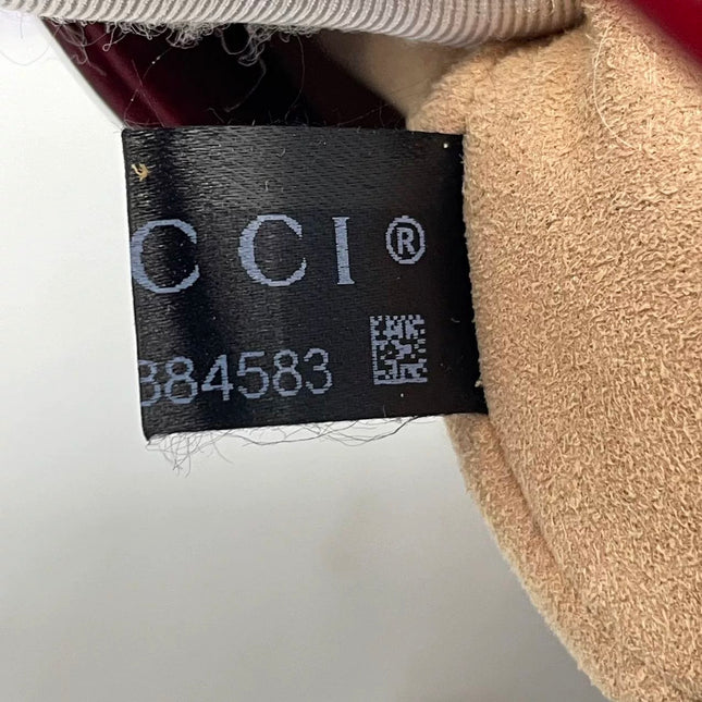 Gucci Jackie 1961 Mini Red Burgundy Leather Bag