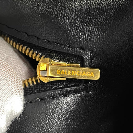 Balenciaga Rodeo Large Black Calfskin Leather Two Way Bag