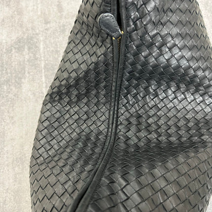 Bottega Veneta Veneta Hobo Maxi Black Leather 52cm