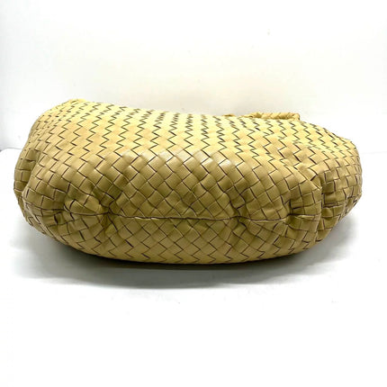 Bottega Veneta Jodie Maxi Lambskin Leather Beige Oats 70cm