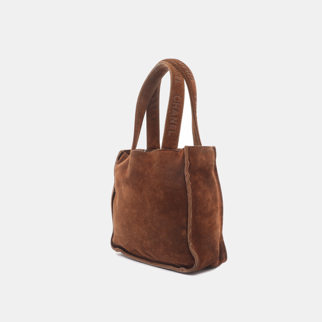 Chanel Tote Mini Brown Suede 1996-1997