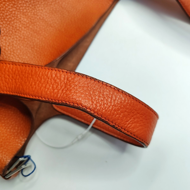 Hermes Picotin 22 Orange Clemence Taurillon Leather 2009