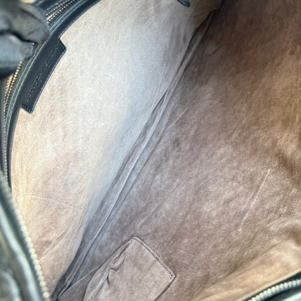 Bottega Veneta Intrecciato Hobo Bag Medium Black Leather 47cm NEVER WORN