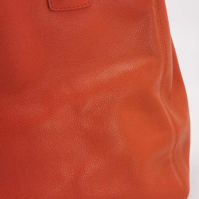 Chanel Cerf Executive Tall Red Leather Handbag 30cm
