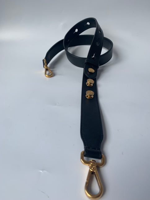 Sold Fendi Baguette Black Leather 3D FF Motif Crossbody bag Medium