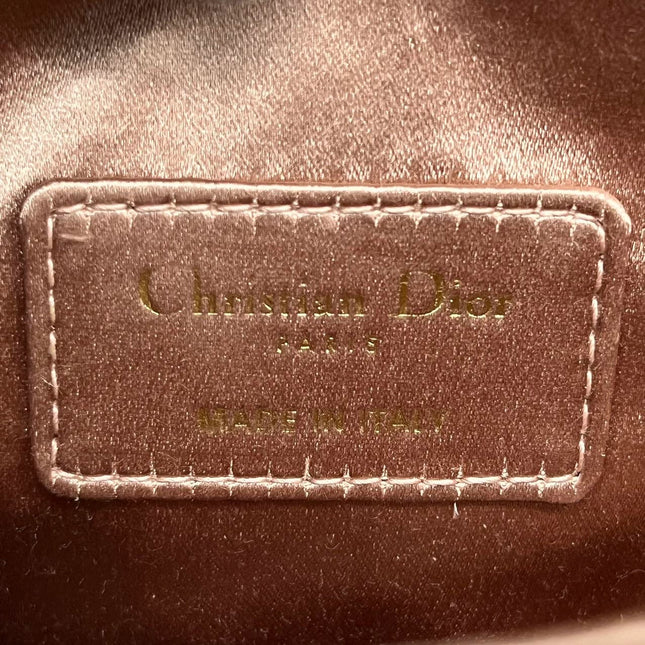 Sold Dior Saddle 2019 Mini Silk Pink with Crystal Embedded Buckles
