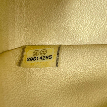 Chanel Classic Flap Mini Square Yellow Patent Lambskin Crossbody Bag 2014